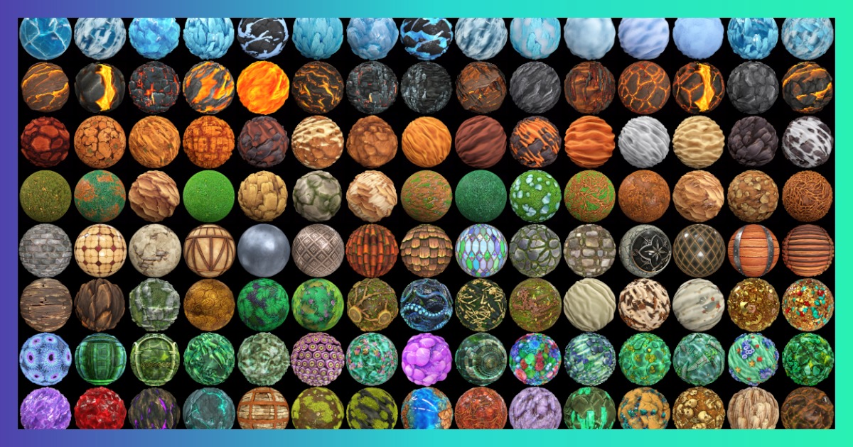 200+ Stylized Textures Bundle - RPG Environment | 2D Textures ...