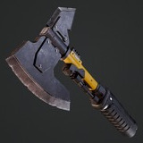 Sci-fi Weapon - Game Ready Axe