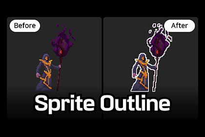 Pixel Sprite Outline — real-time outline effect