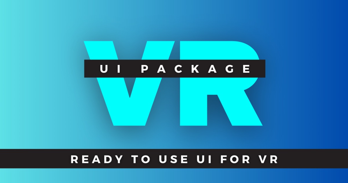 VR UI Package | 3D GUI | Unity Asset Store