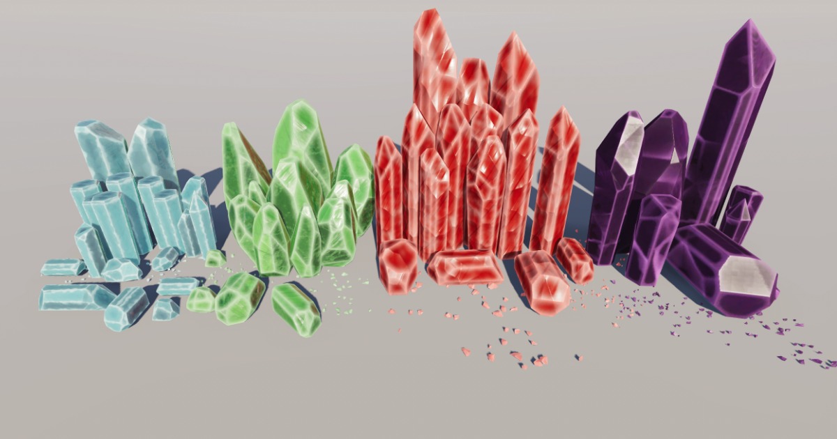Unity Texture Crystal Crystal KIT | 3D Props | Unity Asset Store
