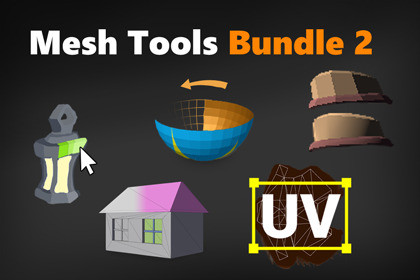 Mesh Tools Bundle 2 - Extract, Double, Paint, Smooth, UV