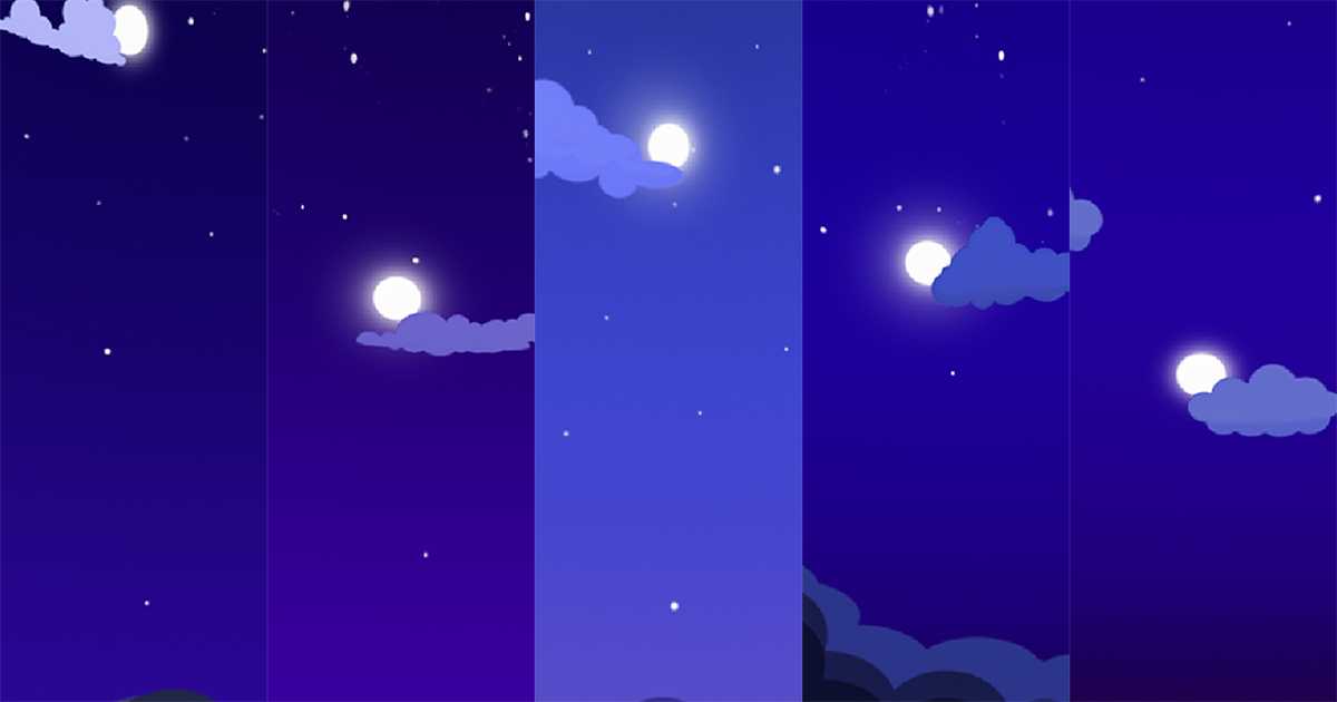 Cartoon Night Skybox - Vol. 1 | 2D Sky | Unity Asset Store