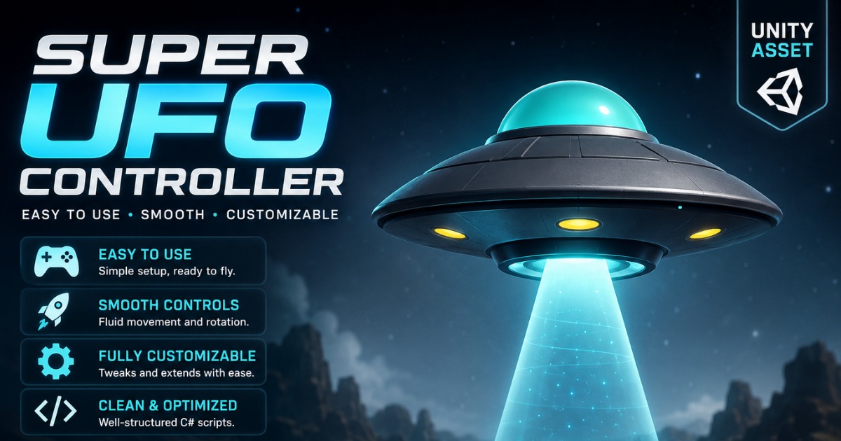 Super UFO Controller | Packs | Unity Asset Store