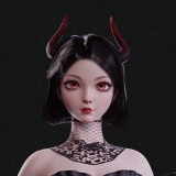 Game Ready Model of Demon Girl