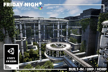 Futuristic Biodome Garden – Sci-Fi Nature Environment