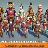 PolygonCharacters_ChineseStyle Boss And Soldier