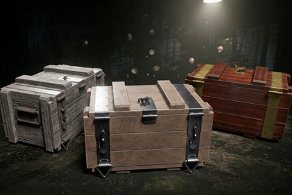 Tactical Wooden Crate C