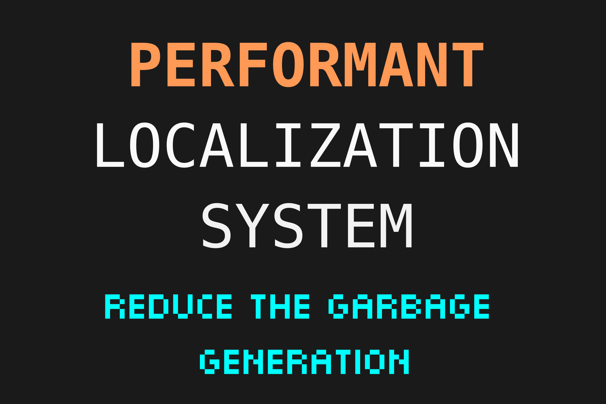 Performant Localization System | Localization | Unity Asset Store