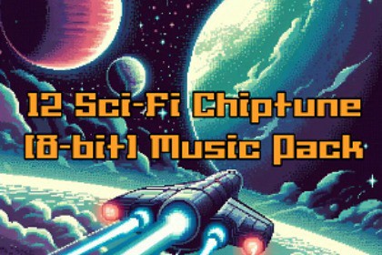 12 Sci-Fi Chiptune (8-bit) Music Pack