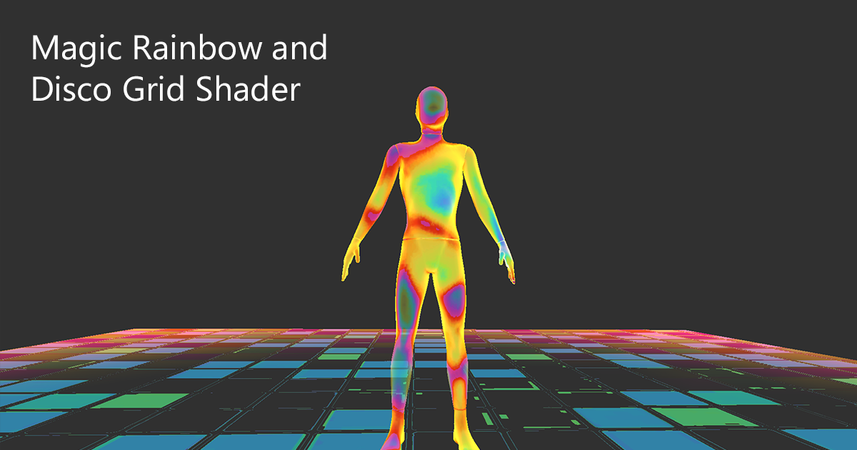 Magic Rainbow and Disco Grid Shader | VFX 着色器 | Unity Asset Store