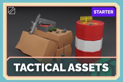 Low Poly Tactical Assets - PolyPack Starter