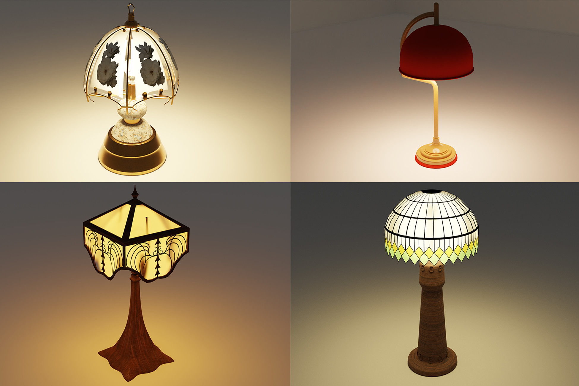 Lamp Unity Bedside Lamp | 3D Environments | Unity Asset Store
