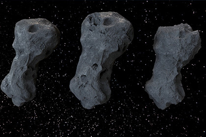 Detailed Asteroids Set: 3 high-poly Assets