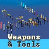 Fantasy Weapons & Tools Pack FULL — Voxel style medieval tiered collection