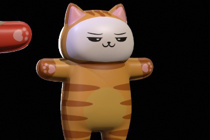 Chibi Carton Cat