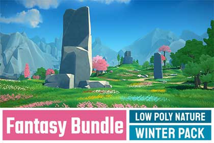 Fantasy Bundle - Low Poly Nature - Winter Pack