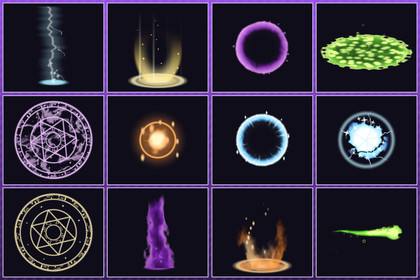 Spell FX - 56 Magic VFX Sheets