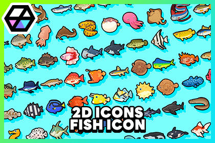 2D Icons - Fish Icon