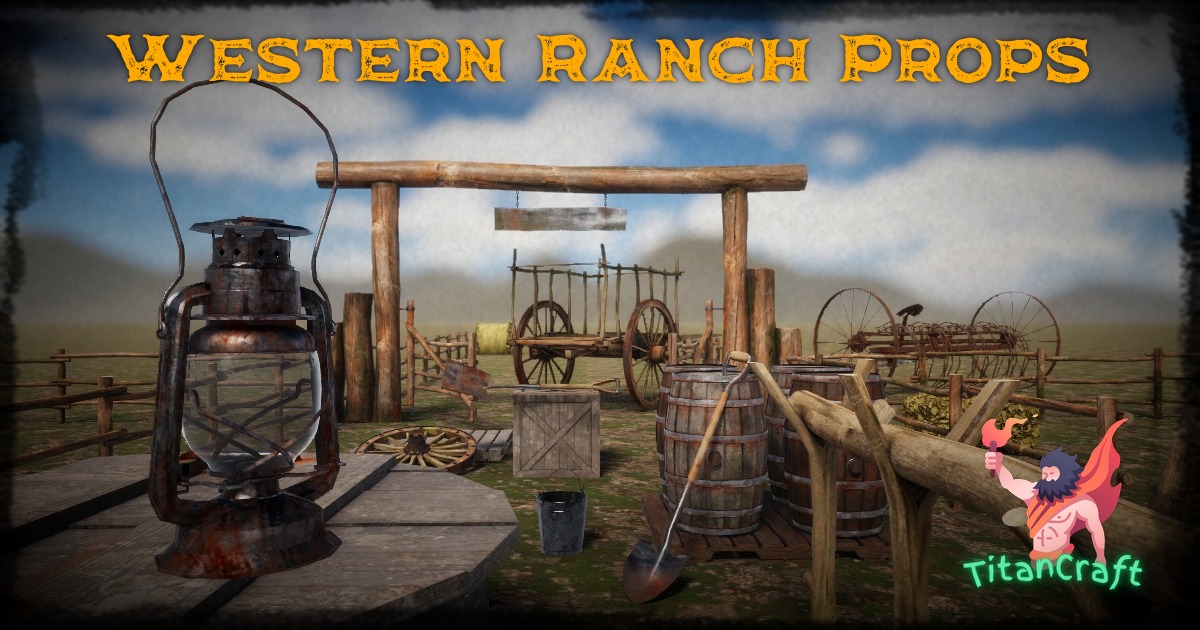 Universal Unity Ranch Goggle Western_Ranch_Props | 3D Exterior | Unity Asset Store