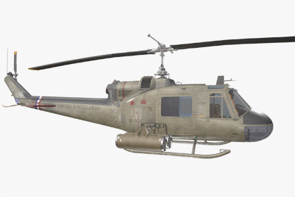 UH-1C U.S. Army 2 Basic Animation