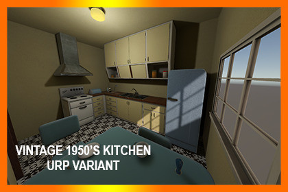 Vintage 1950's Kitchen URP
