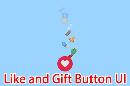 Like and Gift Button UI By maything