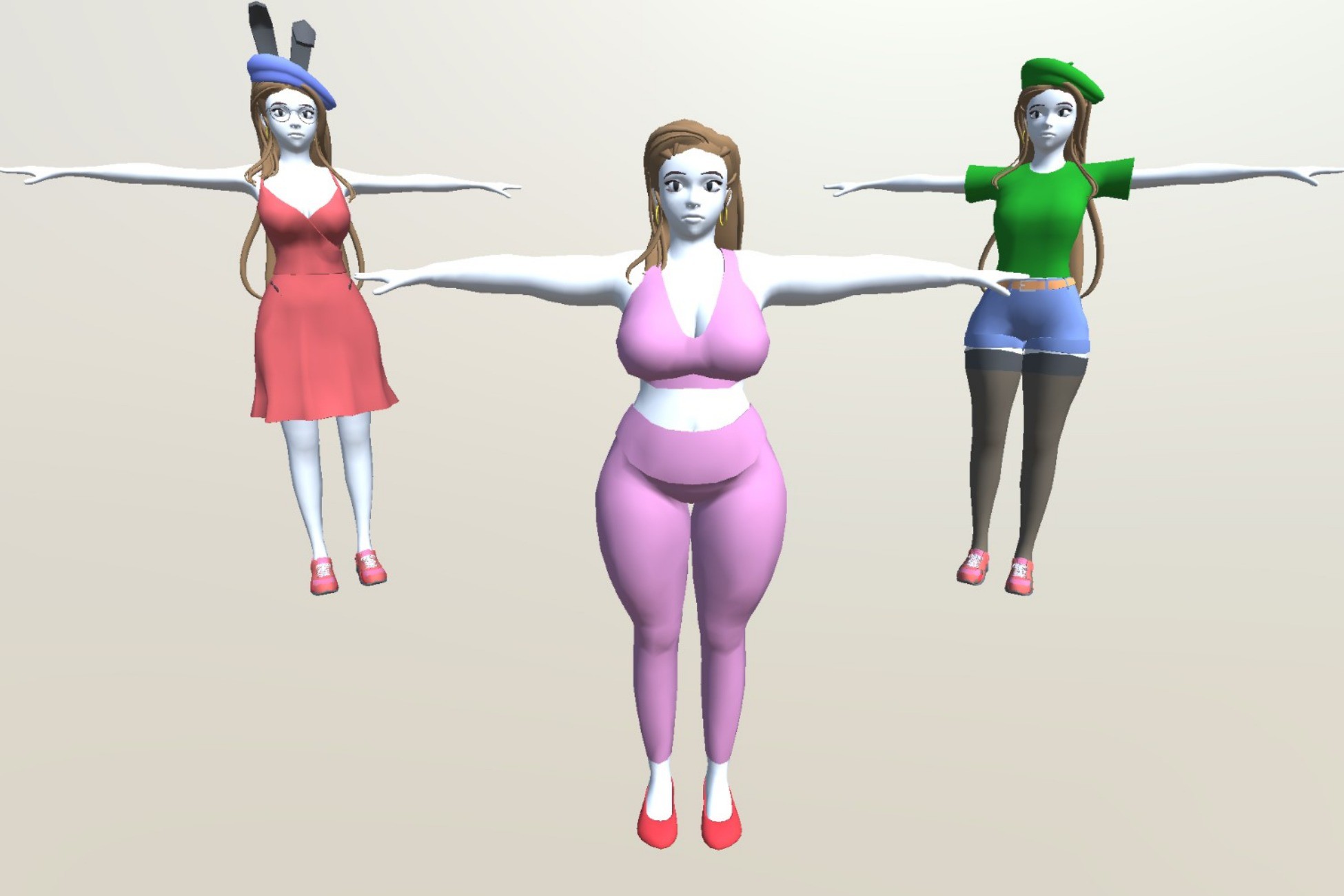 3D Girl | 3D 캐릭터 | Unity Asset Store