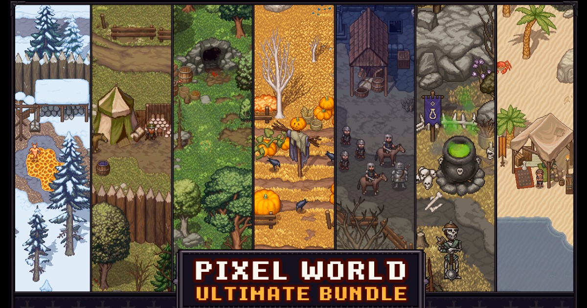 Pixel World - Ultimate Bundle | 2D Environments | Unity Asset Store