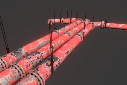 Modular Industrial Pipe Set