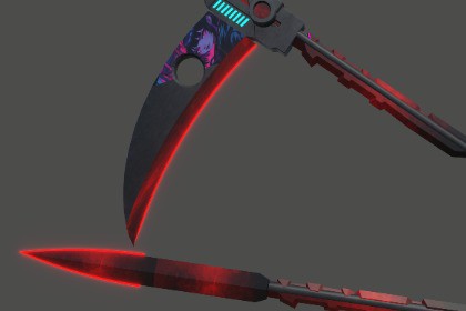 Energy Sci-Fi Scythe & Spear