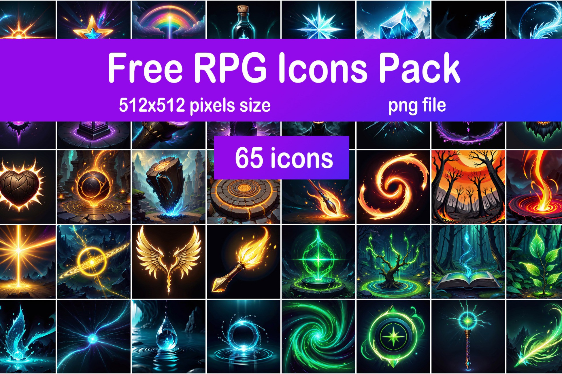 Free RPG Icons Pack | 2D Icons | Unity Asset Store