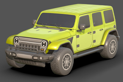 City Low Poly Car 6