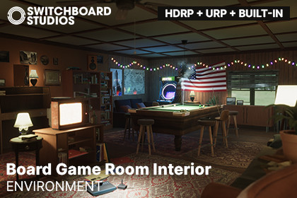 Board Game Room Interior