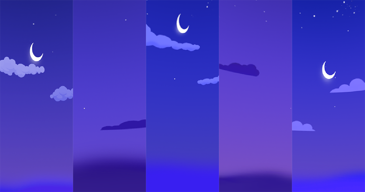 Cartoon Night Skybox - Vol. 2 | 2D 天空 | Unity Asset Store