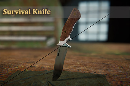 Survival Knife | 2 Variants (New and Worn)
