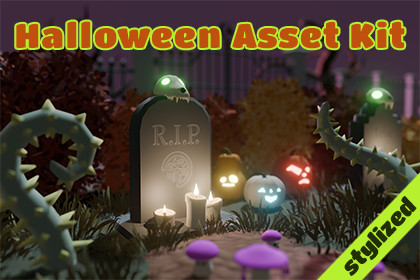 Lowpoly Halloween Asset Pack