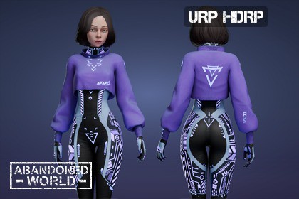 Sci-Fi CyberPunk Girl AW