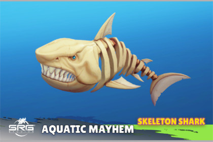 Aquatic Mayhem - Skeleton Shark