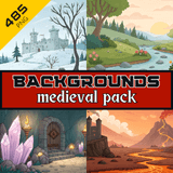 Medieval / Fantasy Backgrounds Pack
