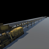 Coal mine belt conveyor