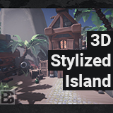 Stylized 3D Island