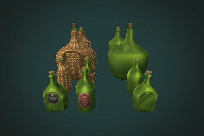 Cork Glass Bottles