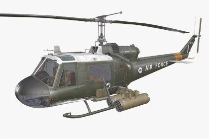 UH-1C Australia RAAF Complex Animation