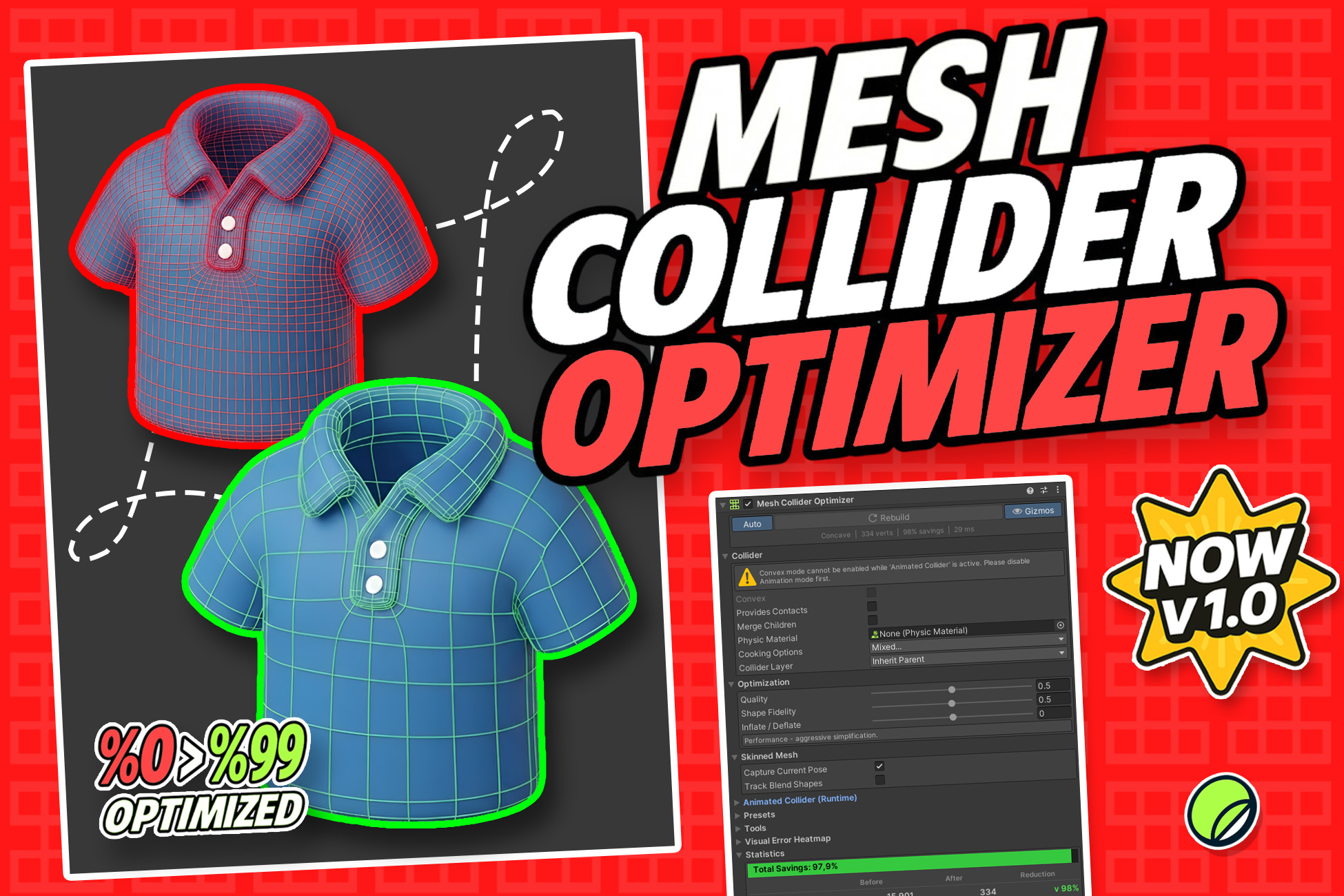MESH COLLIDER OPTIMIZER – Advanced Animation Collider & BlendShape ...