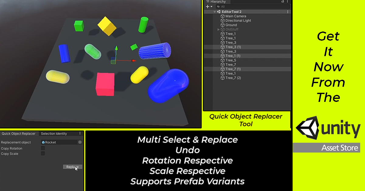 Unity Ove Object Tool Quick Object Replacer Tool | Utilities Tools | Unity Asset Store