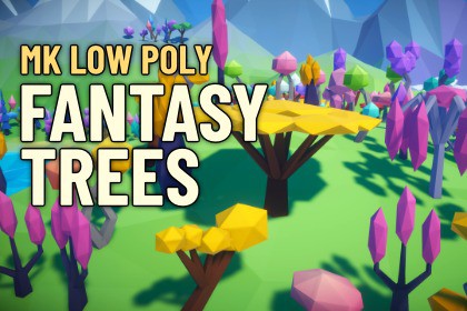 MK Low Poly Trees - Fantasy