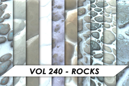 Stylized Textures - Vol 240 - Rocks