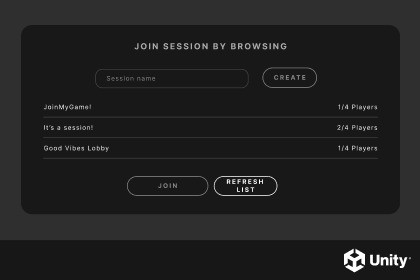 Unity Building Block - Multiplayer Session