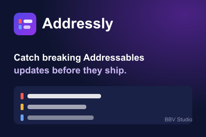 Addressly — Addressables Update Guard & Auditor